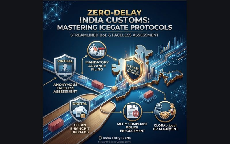 Streamlining India Customs Port Clearance and Mastering ICEGATE Protocols for Foreign Importers