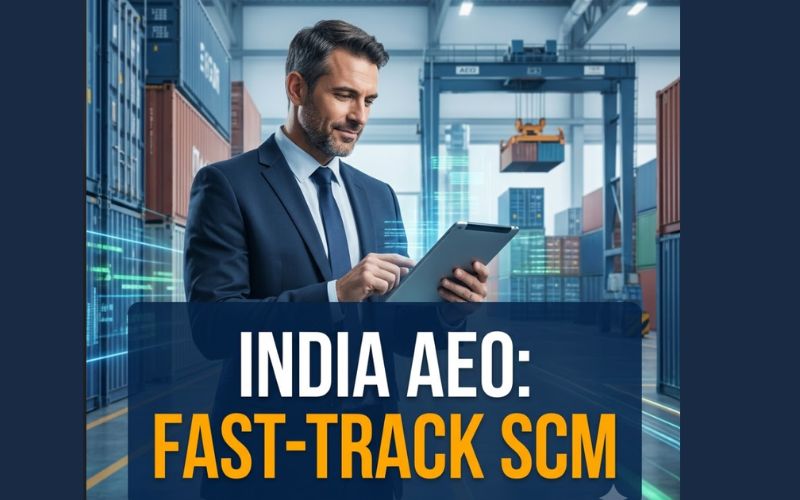 Corporate SCM director auditing trade data on a tablet representing an India SVB investigation and customs valuation compliance strategy.
