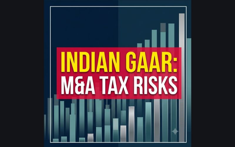 Corporate lawyers analyzing Indian GAAR compliance frameworks and CBDT cross-border M&A tax guidelines on a digital tablet.
